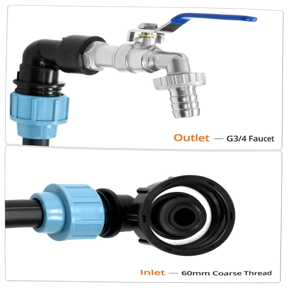 IBC-Verbindungsset für 2 IBC Tanks, 3/4\