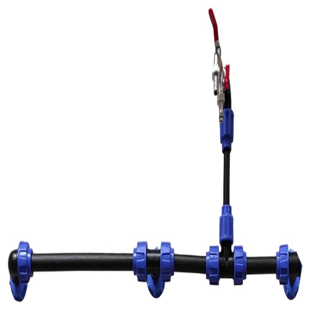 IBC Verbindungsset für 2–6 Regenwassertanks – VOCXTRADE PE Rohr, frostfrei, blau, einfache Montage