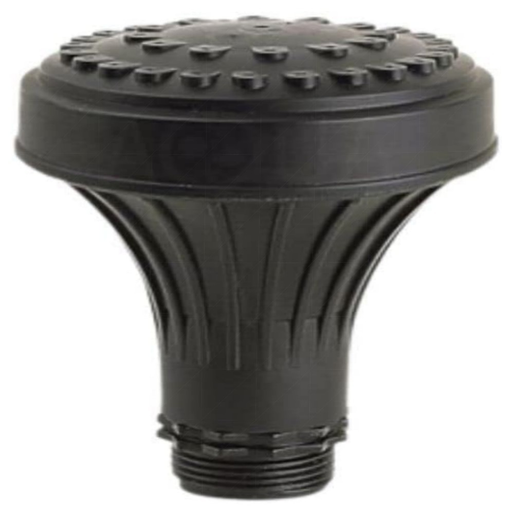 OASE Vulkan 37‑2,5K Fontänenaufsatz, 37‑strahlig (schwarz) – Mehrstrahldüse aus robustem Kunststoff, 1\