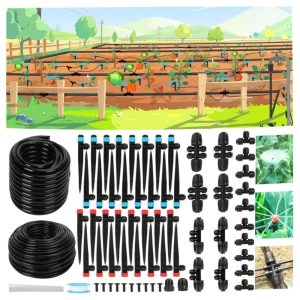 af868fd27748 130FT Garten-Bewässerungssystem mit 46FT 1/2\
