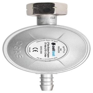 b259c0a36384 Cellfast Propan-Butan Gasdruckregler 37 mbar, Einstellbar 0,3–16 bar – robuster LPG-Regler für Grill, Herd & Heizung, effiziente 1,5 kg/h